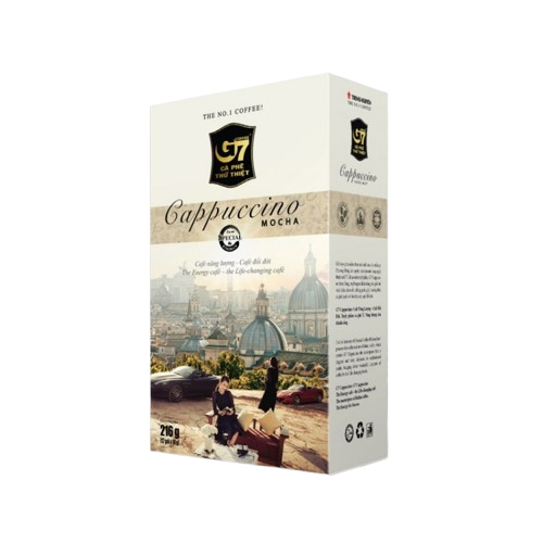 g7 cappuccino hương mocha 12 sticks 18gr